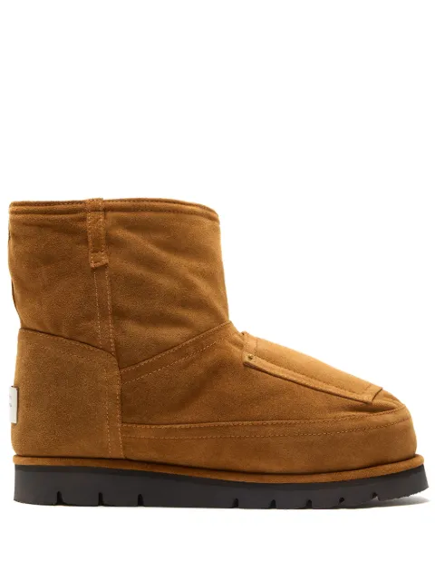 Acne Studios shearling leather boots
