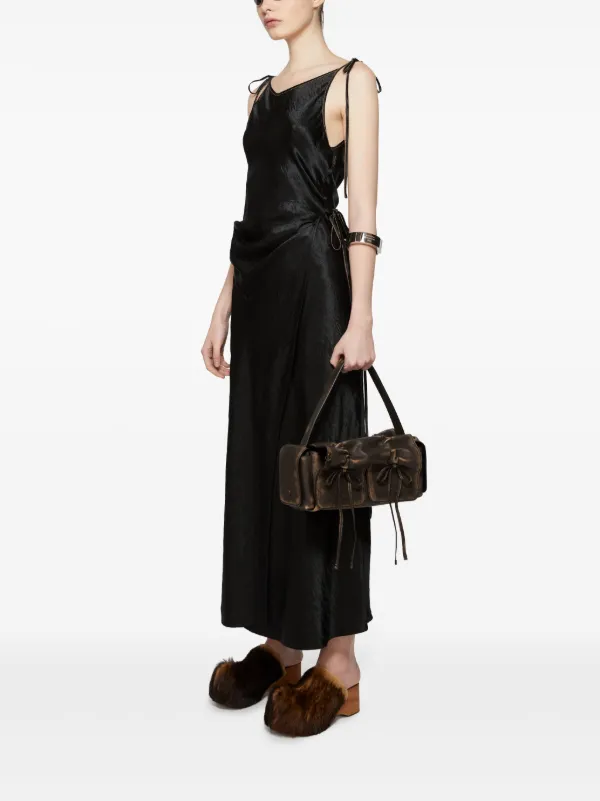 【Acne Studios】レザー ウッド クロッグ Acne Studios - レザーウッドクロッグ - ブラック