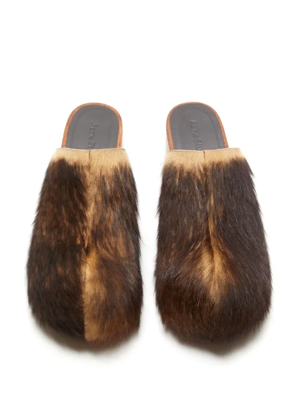 Acne Studios 70mm Wood Clogs | Brown | FARFETCH GE