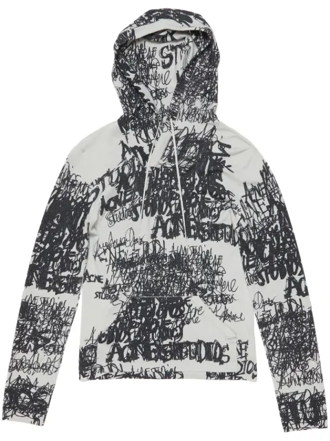 Acne Studios hoodie con logo estampado
