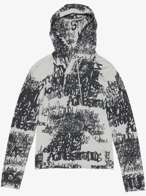 Acne Studios logo-print hoodie