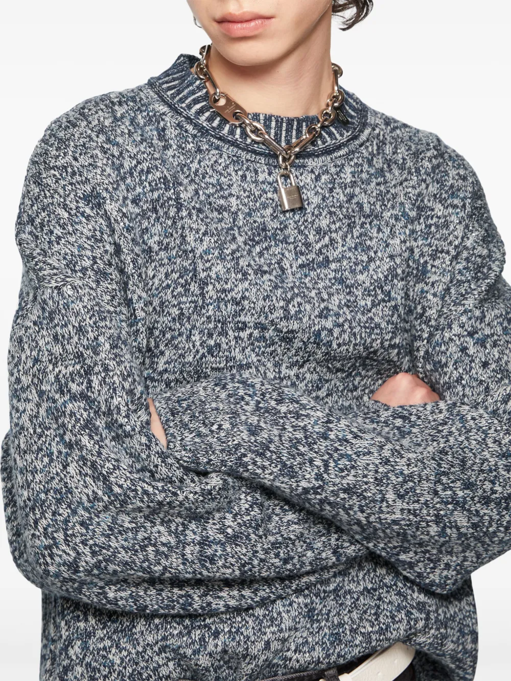 Acne Studios Trui met jacquard Blauw