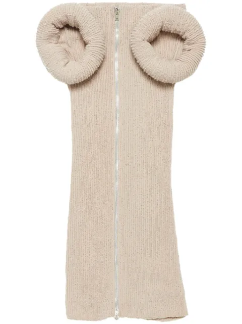 Acne Studios robe courte en maille épaisse