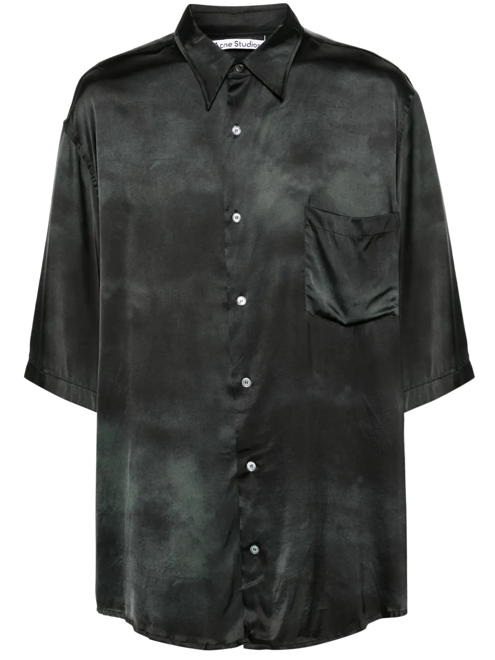 Acne Studios Overhemd met print Zwart