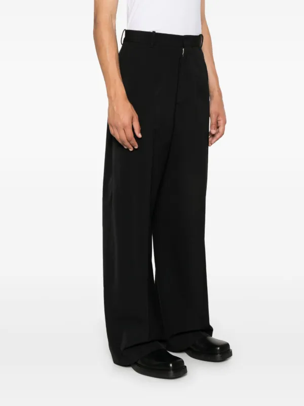 Acne Studios contrast-stitching Tailored Trousers | Black | FARFETCH