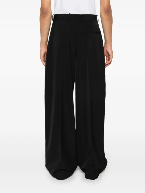 Acne Studios contrast-stitching Tailored Trousers | Black | FARFETCH