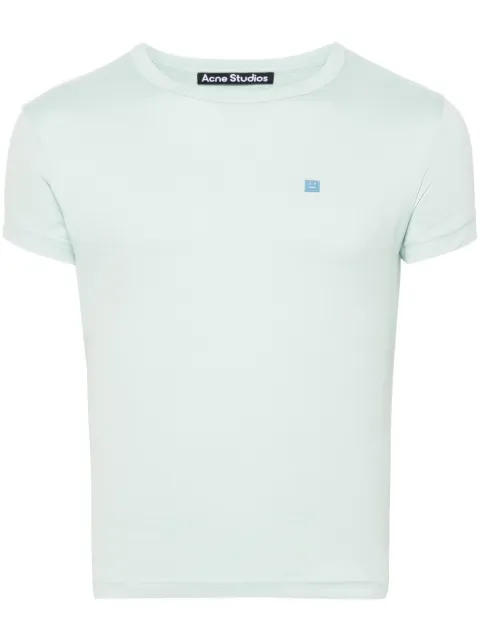 Acne Studios Face logo-appliqué cotton T-shirt