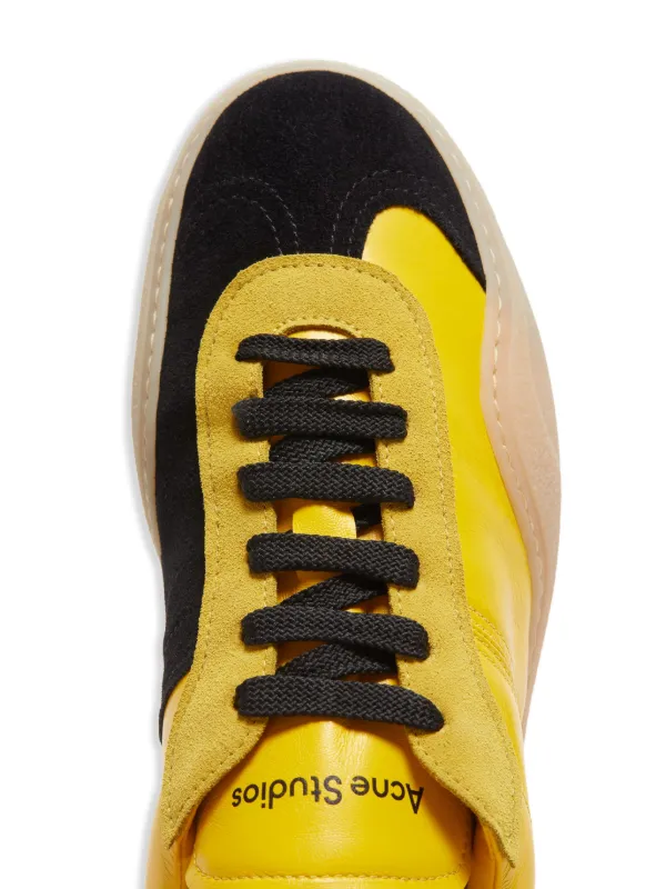 Acne Studios ローカット スニーカー | イエロー | FARFETCH JP