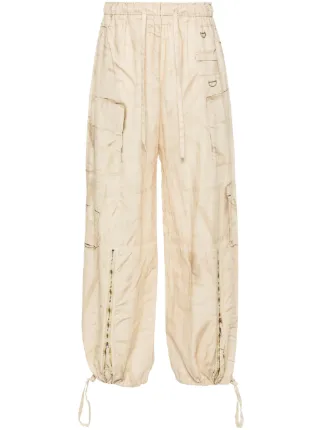 acne studios トロンプルイパンツ Acne Studios トロンプルイユ ワイドパンツ | ニュートラル | FARFETCH JP