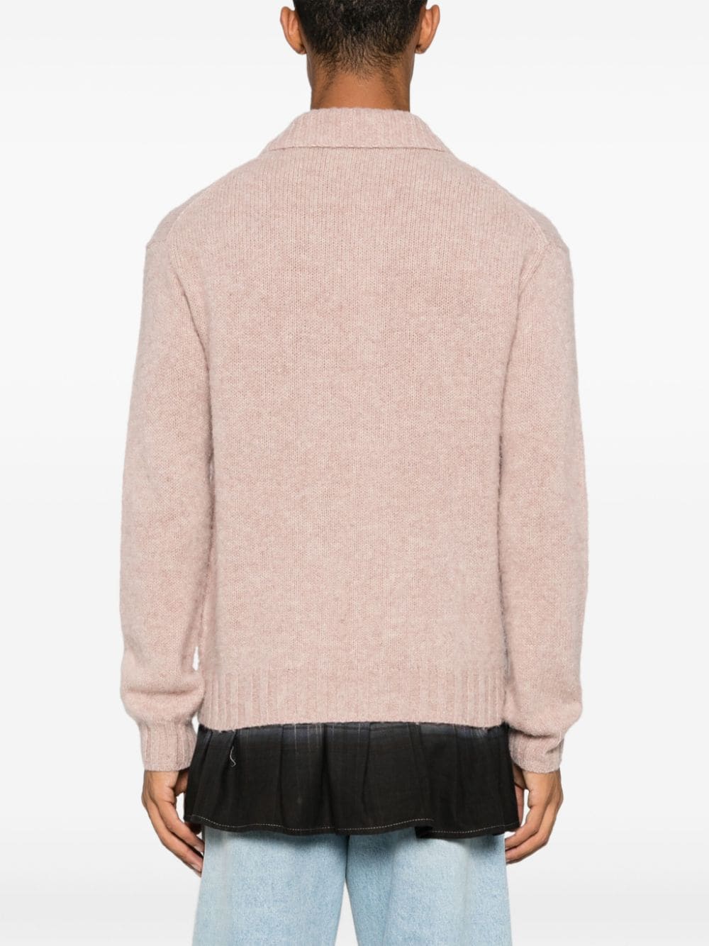 Shop Acne Studios Wool Cardigan In Pink