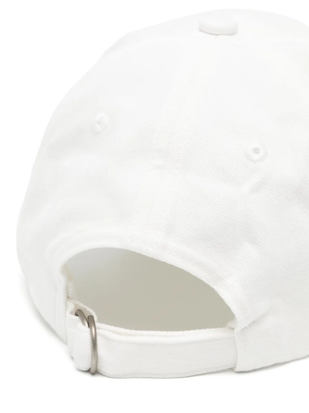 Acne Studios Hoed met geborduurd logo - 100-WHITE