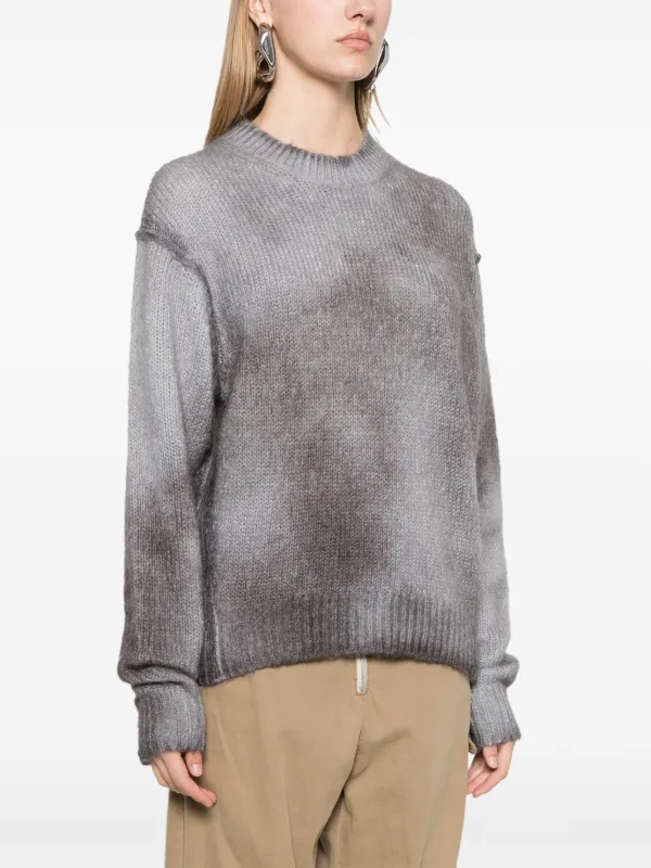 Acne Studios Sprayed Sweater | Grey | FARFETCH
