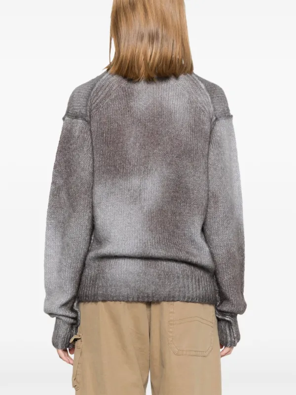 Acne Studios Sprayed Sweater | Grey | FARFETCH