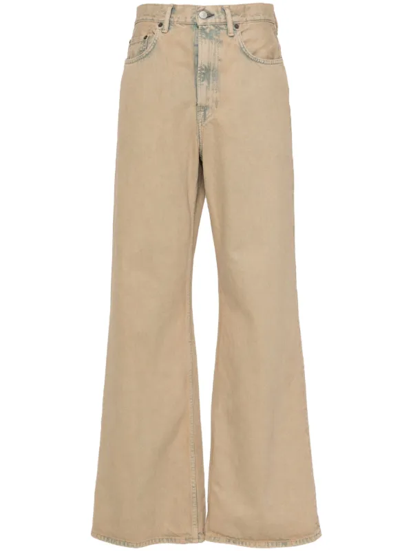 Acne studios wide leg jeans hotsell