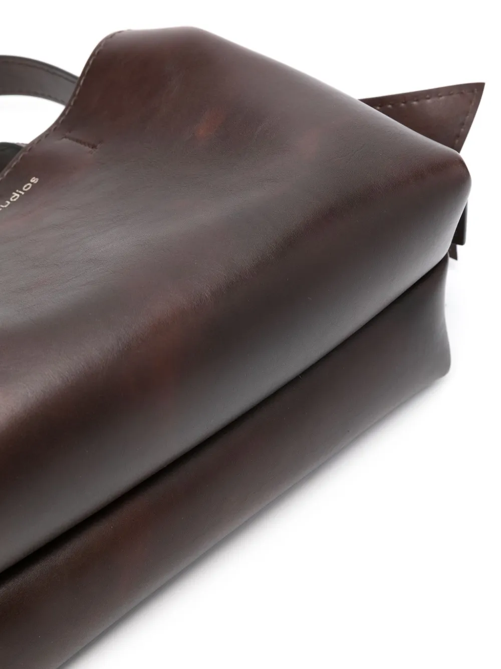 Acne Studios Musubi leren shopper Bruin