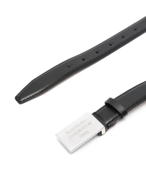 Acne Studios logo-engraved leather belt C80206 - 1
