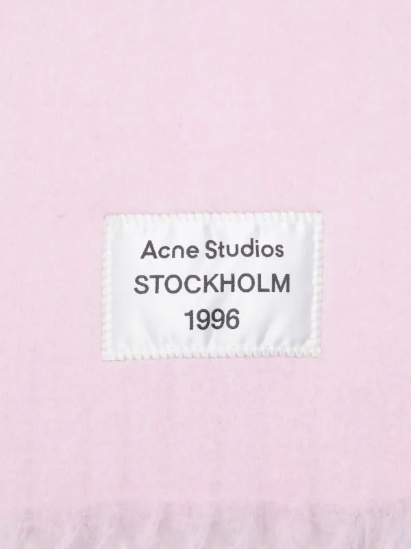 Acne Studios フリンジ スカーフ | ピンク | FARFETCH JP