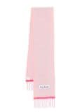 Acne Studios fringed scarf - Pink