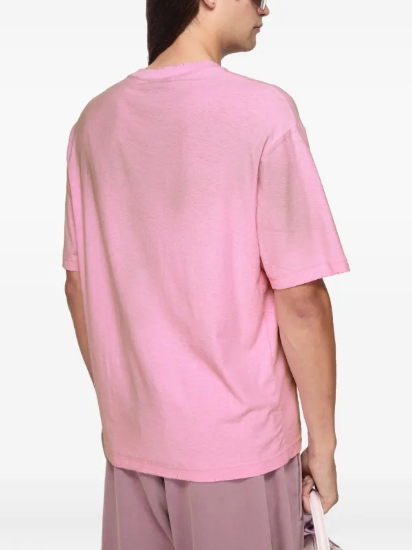 Acne Studios ダメージ Tシャツ | ピンク | FARFETCH JP