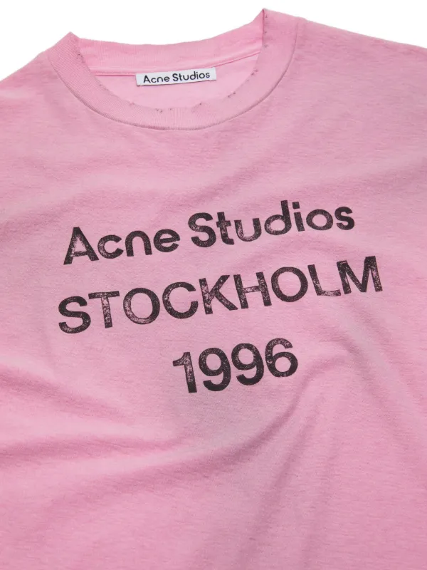 Acne Studios: ホワイト レギュラーフィット Tシャツ | SSENSE 日本