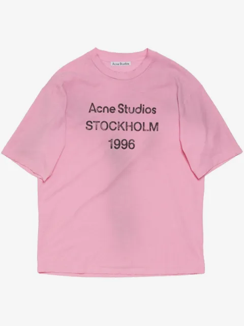 Acne Studios t-shirt à effet usé
