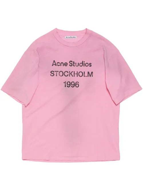 T-shirt à effet usé - Acne Studios - Modalova