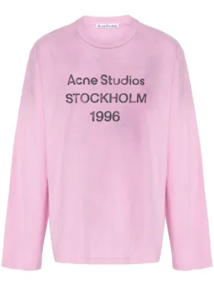 Acne Studios ピンク ロングスリーブ Tシャツ S Acne Studios（アクネ