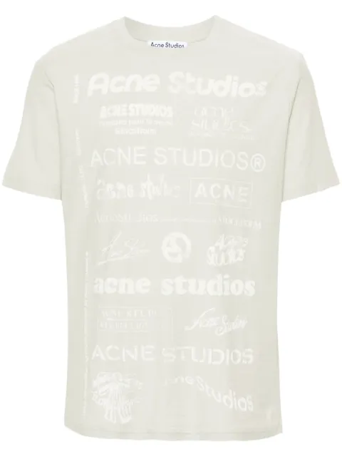 Acne Studios logo-print organic-cotton T-shirt