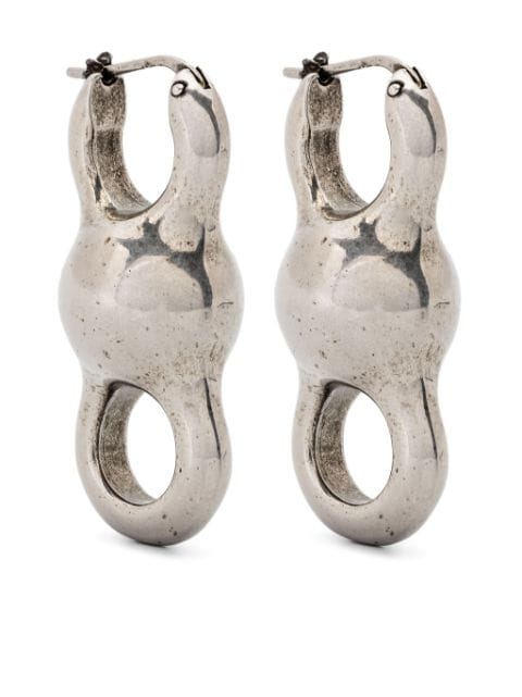 Acne Studios sculpted-design earrings