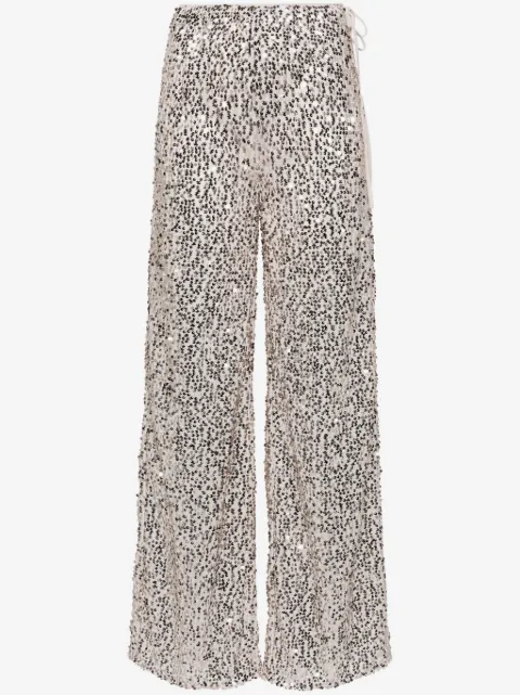 ROTATE BIRGER CHRISTENSEN Net Hose mit geradem Bein und Pailletten
