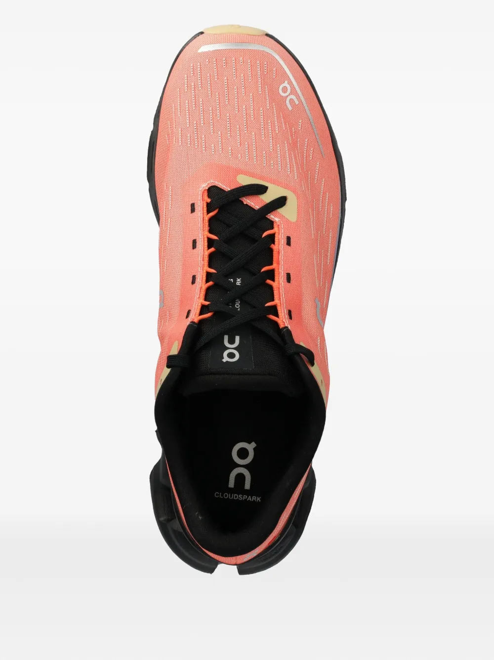 On Running Cloudspark Sneakers In Orange