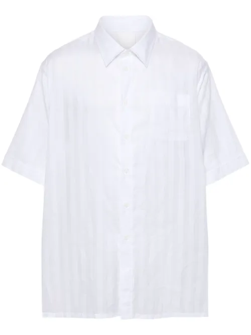 Chemise en coton à logo brodé - Givenchy - Modalova