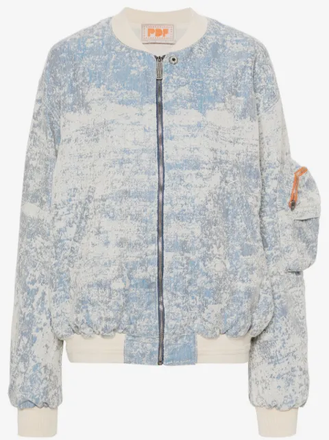 PDF dust-effect denim jacket