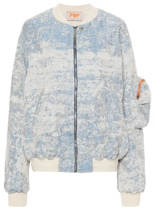 Veste en jean à effet poussiéreux - PDF - Modalova