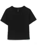 ENTIRE STUDIOS jersey cropped T-shirt - Black