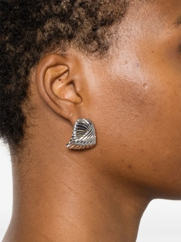 Missoma Ripple Stud Earrings | Silver | FARFETCH JO