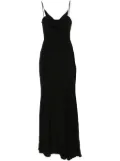 ISABEL MARANT Kapri cowl-neck crepe maxi dress - Black