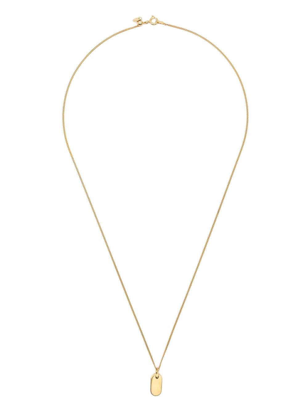 Maria Black Kiez Pendant Necklace In Gold