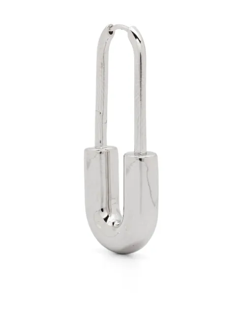 Maria Black White rhodium plated recycled sterling silver Grosse Schoenhauser earring