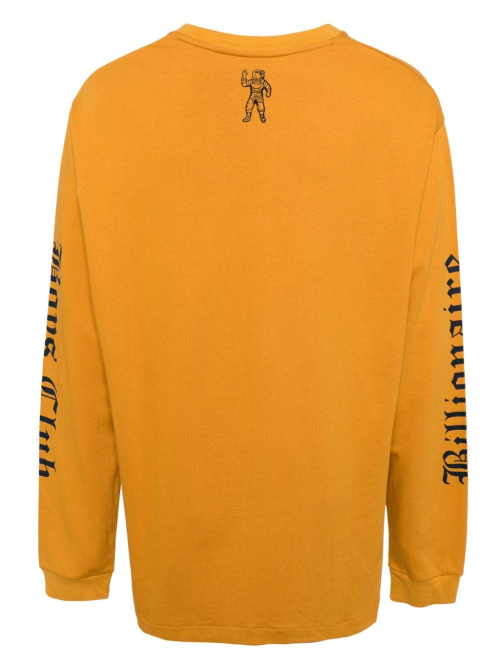 Shop Billionaire Boys Club Logo-print Cotton T-shirt In Yellow