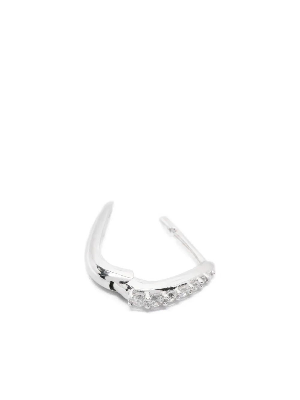 Missoma claw-huggies earrings - Zilver