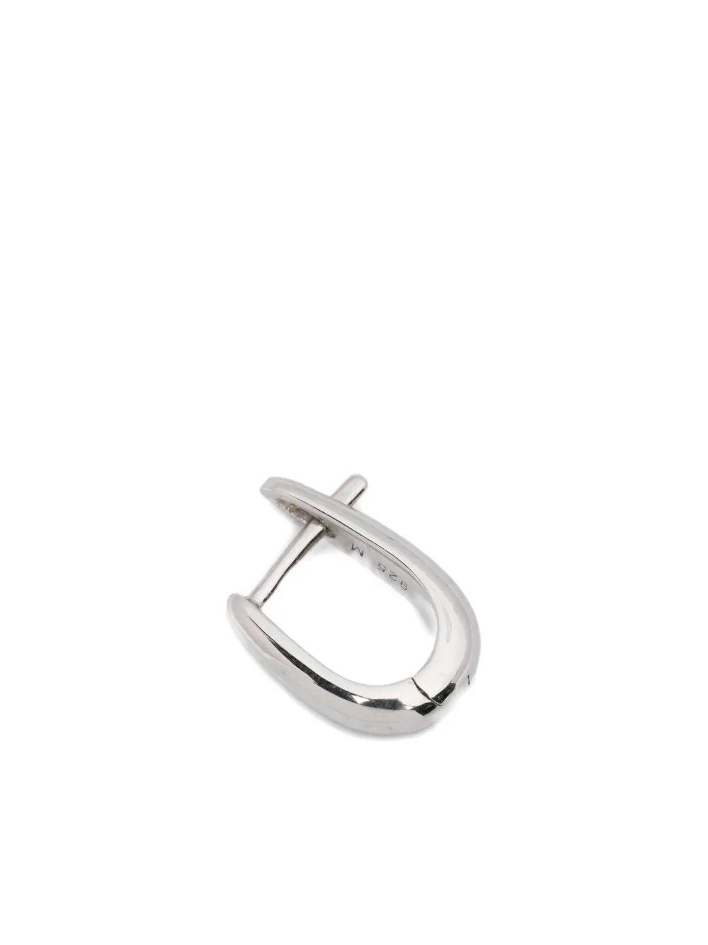 Missoma plain-claw huggies earrings - Zilver