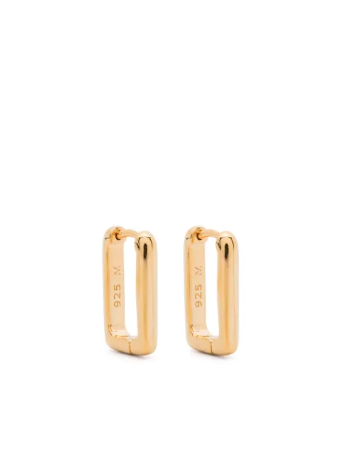 Missoma small plain ovate earrings