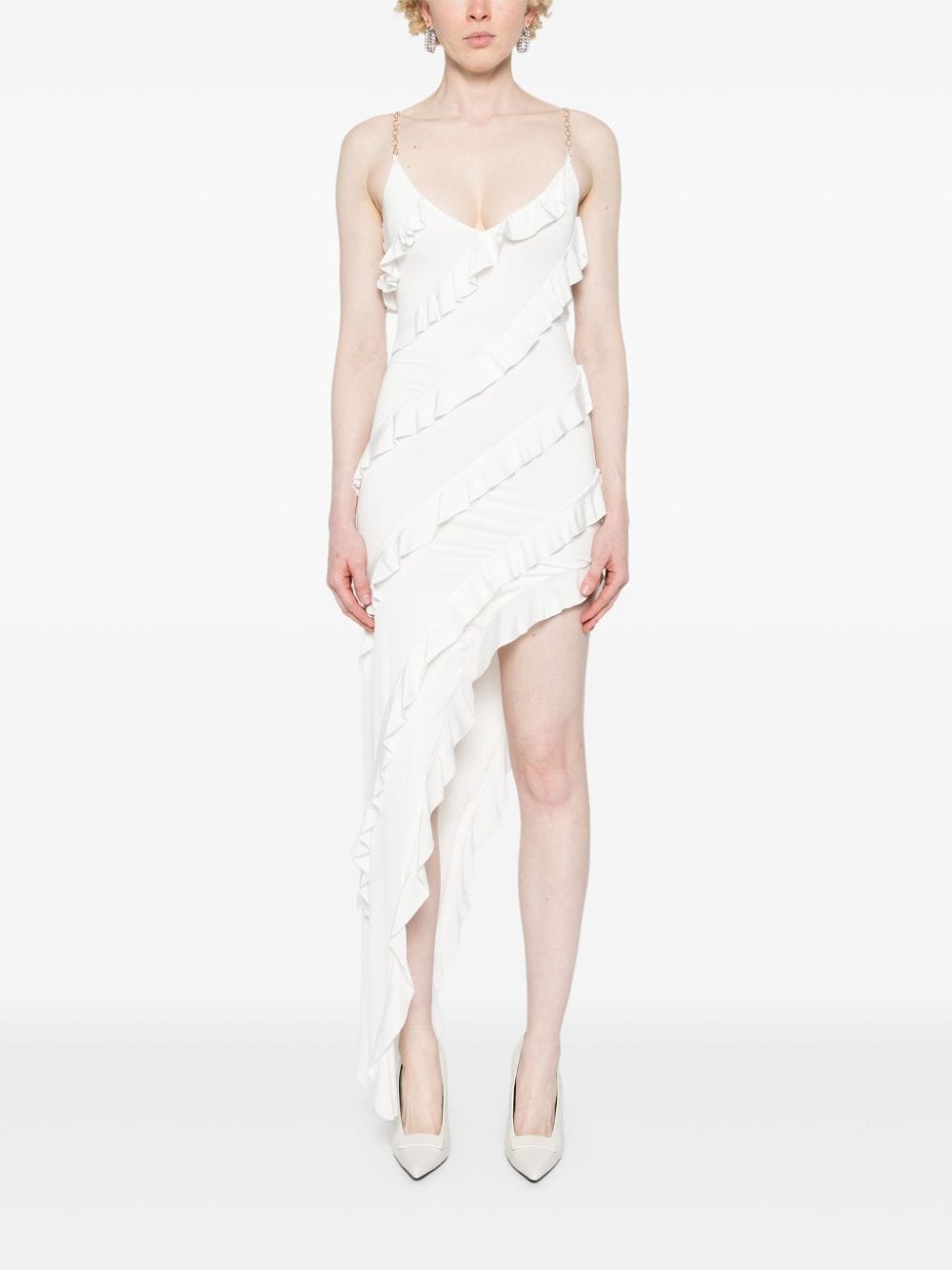 NISSA Asymmetrische jurk Wit