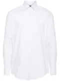 BOSS classic-collar poplin shirt - White