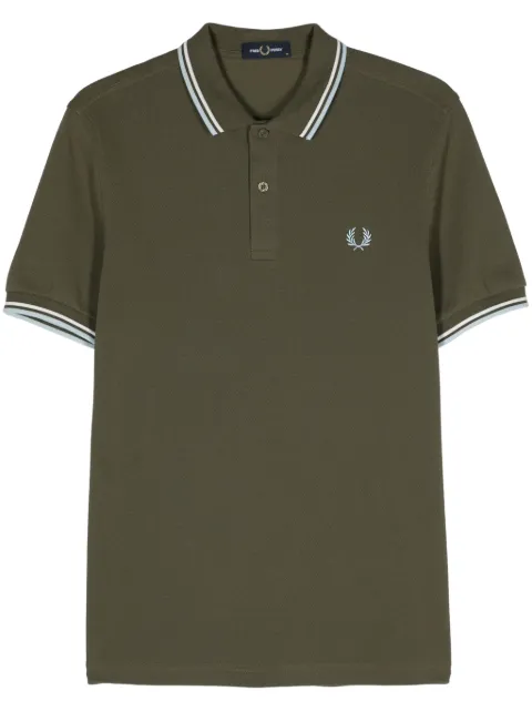 Fred Perry logo-embroidered cotton polo shirt