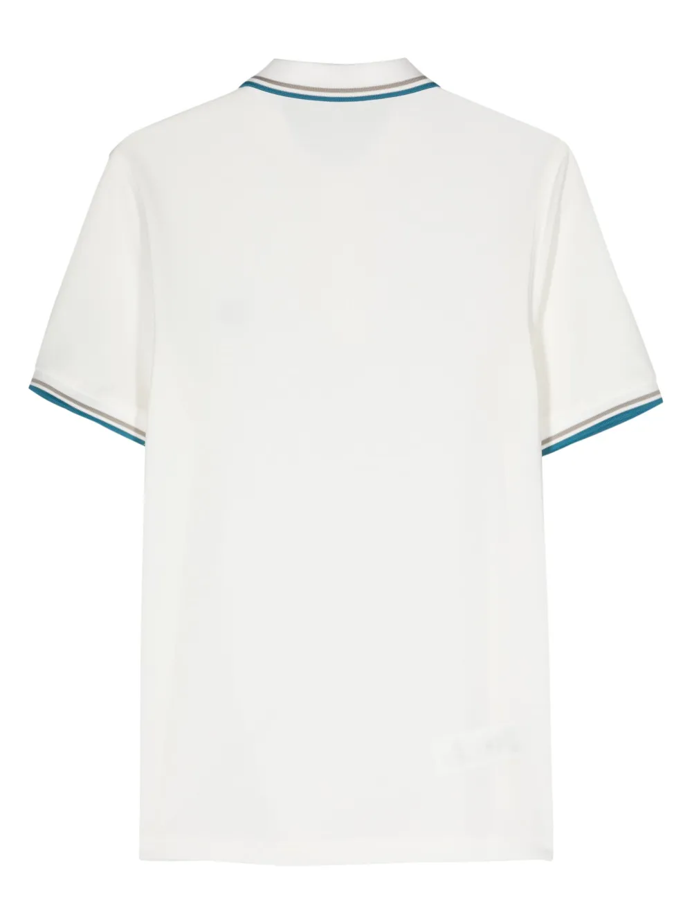 Fred Perry logo-embroidered cotton polo shirt - Wit