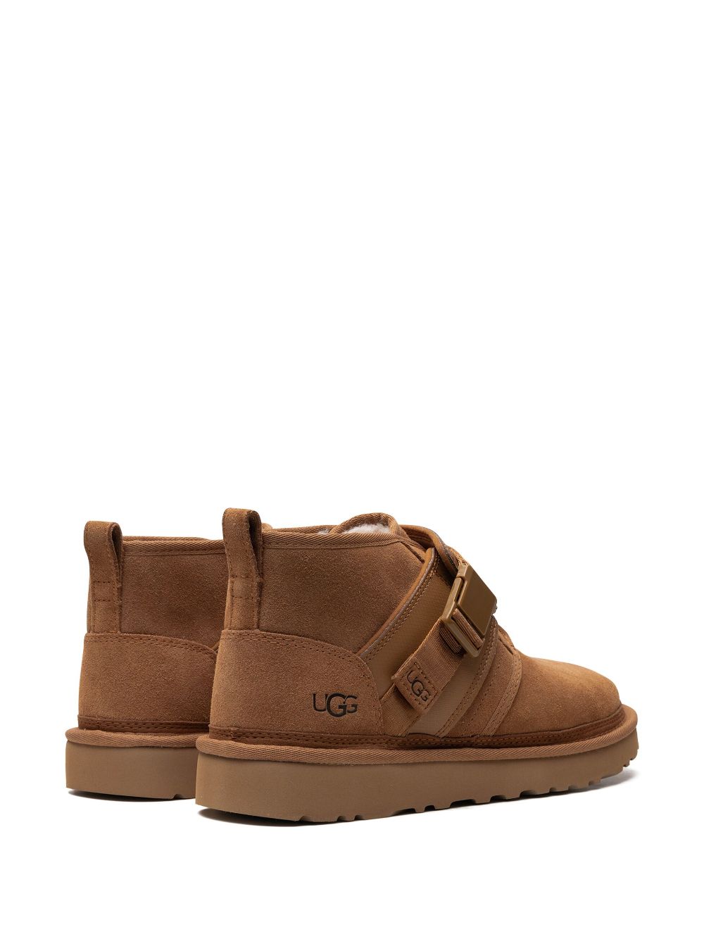 Shop Ugg Neumel Snapback Boots In Brown