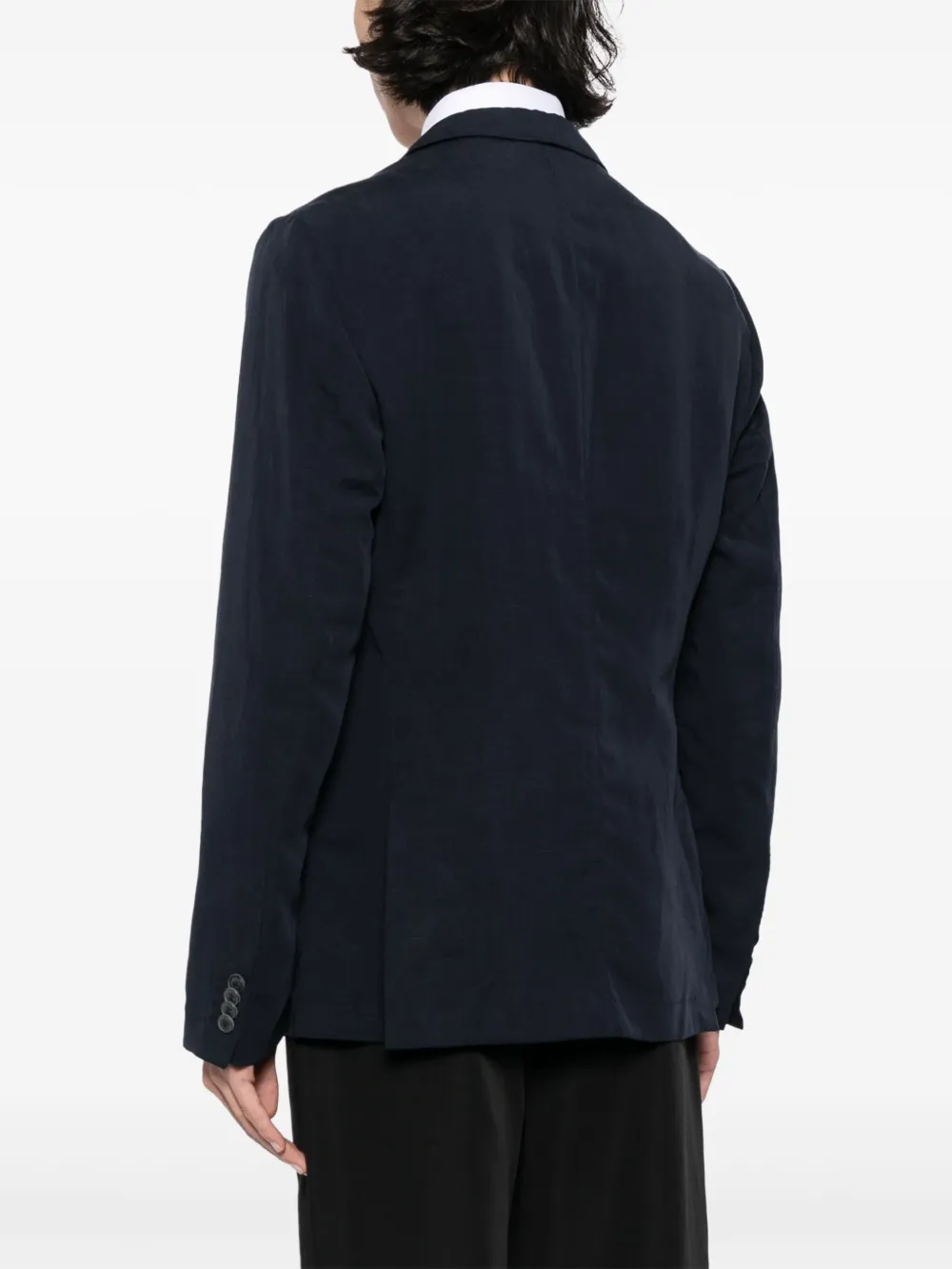 BOSS Blazer met enkele rij knopen Blauw