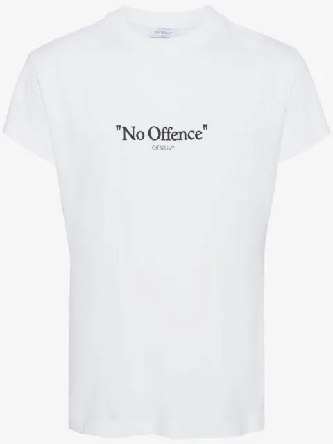 Off-White No Offence cotton T-shirt